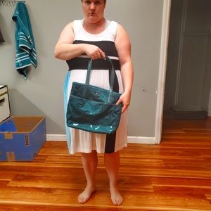 Authentic jade green Coach purse